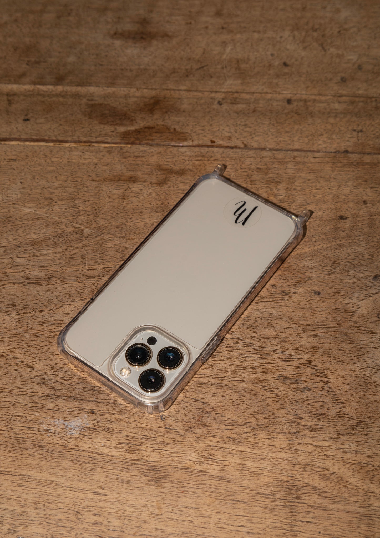 Transparant iPhone hoesje - My Marble