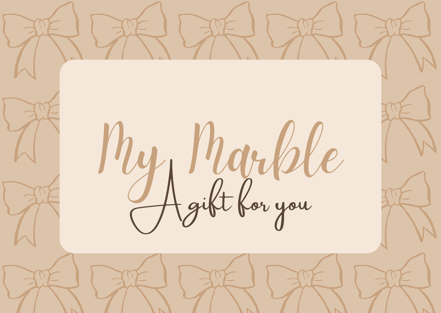 My Marble cadeaubon