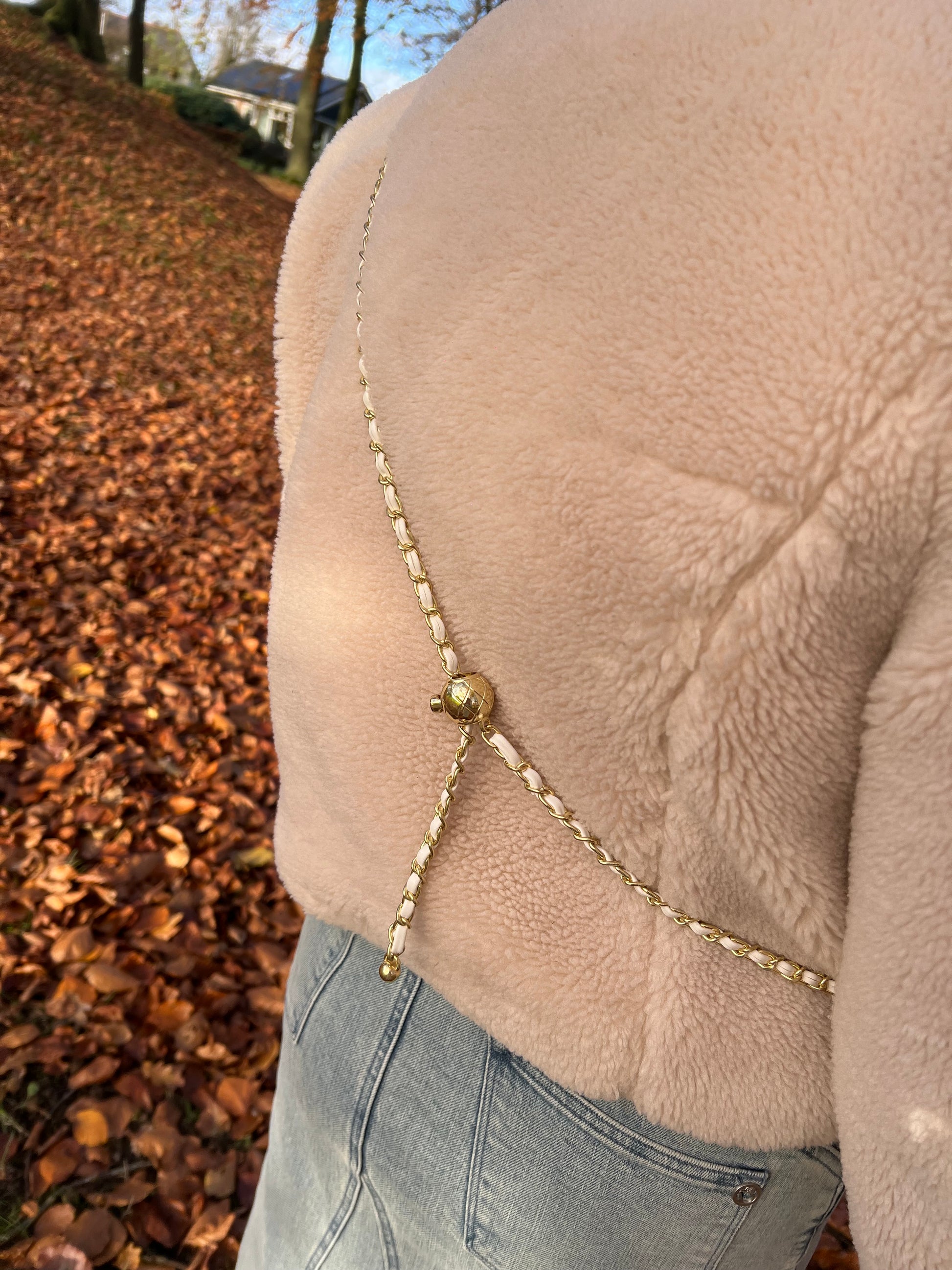 Jade telefoonkoord wit - My Marble