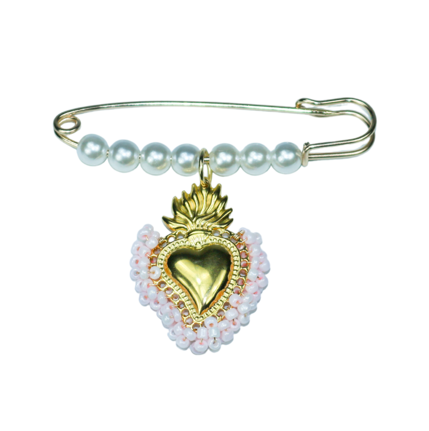 Faye broche licht roze - My Marble