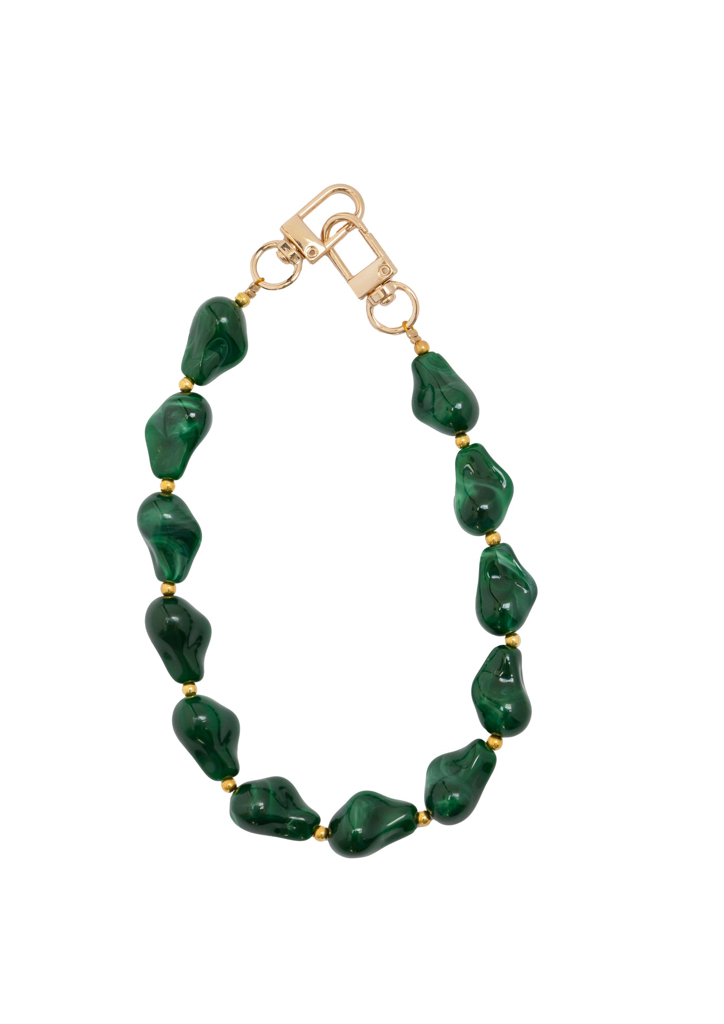 Ruby koord donkergroen