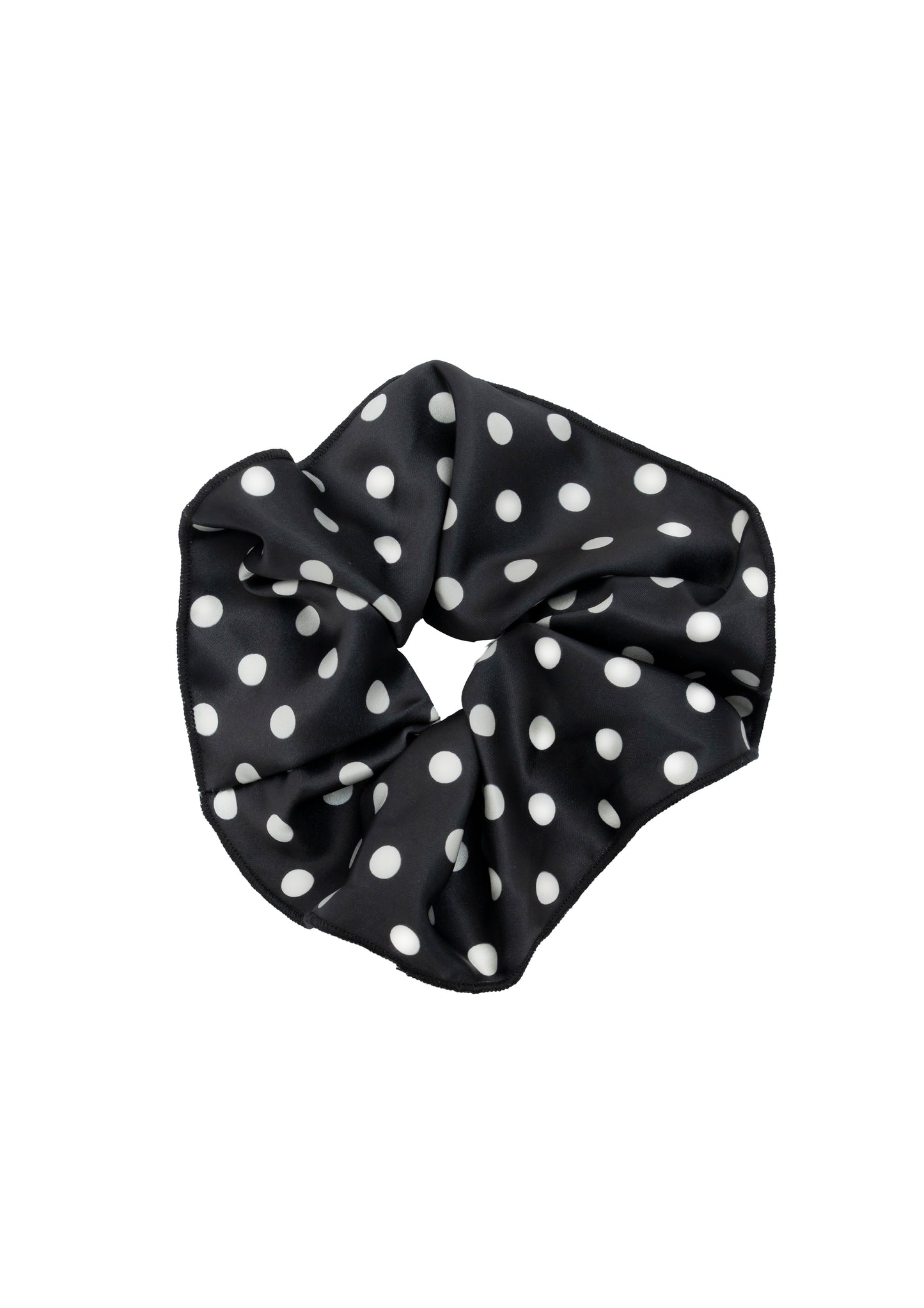 Dotty scrunchie zwart-wit