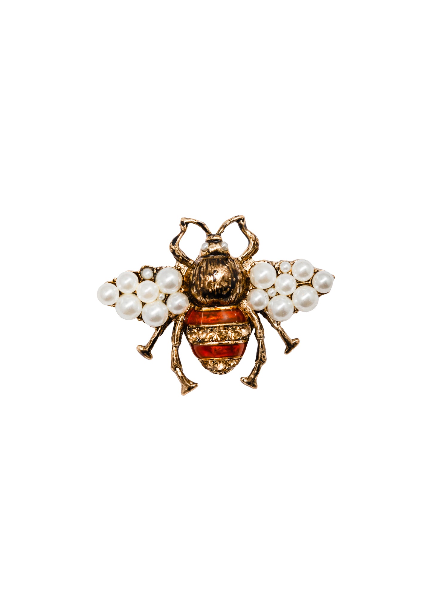 Maud broche oranje - My Marble