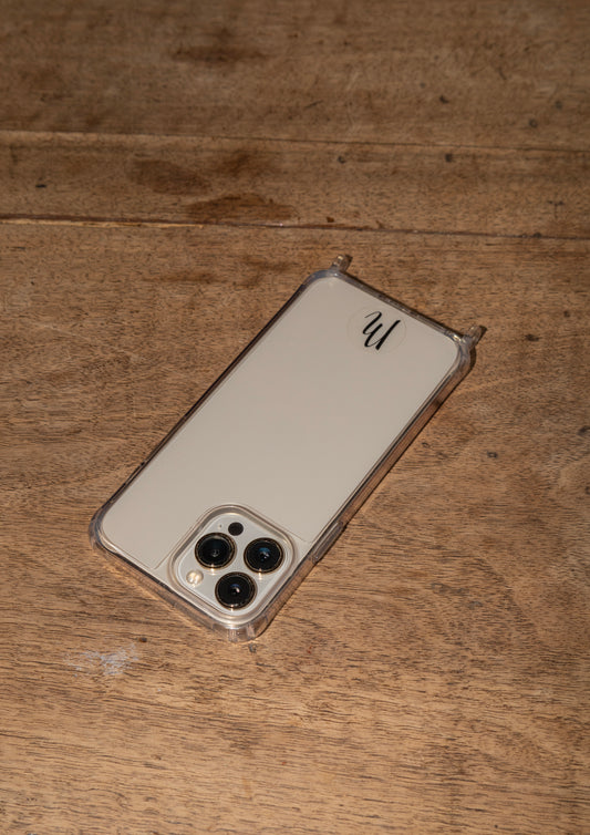 Transparant iPhone hoesje - My Marble