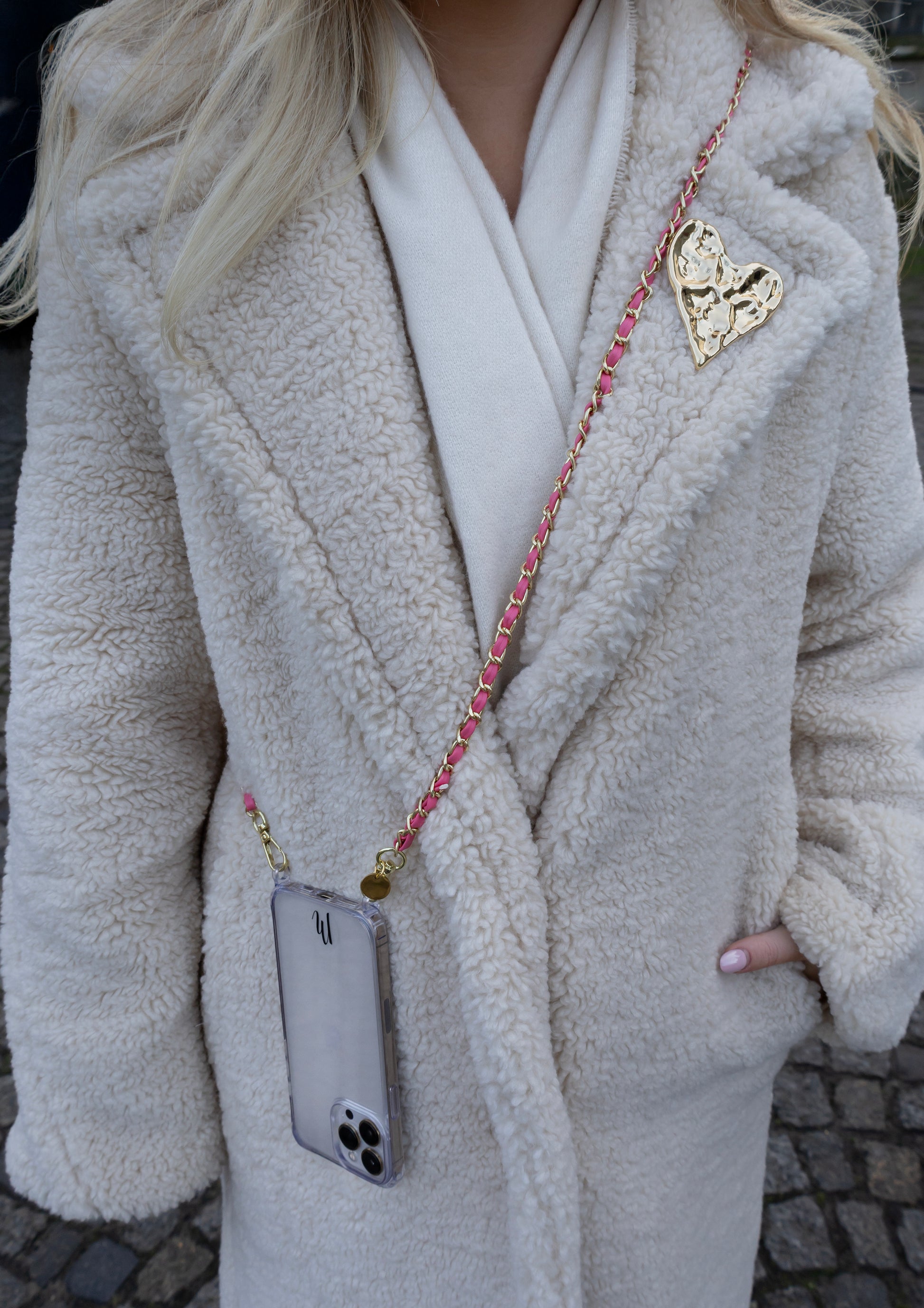 Jade telefoonkoord fuchsia - My Marble