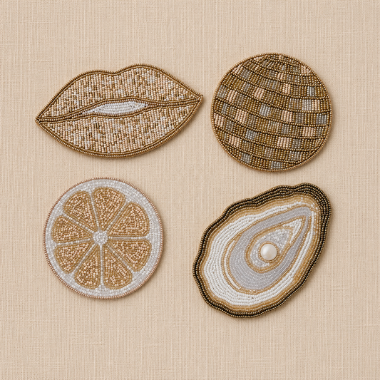 Handgemaakte Party set kralen onderzetter van My Marble