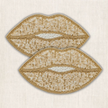 Handgemaakte kiss kralen onderzetter van My Marble