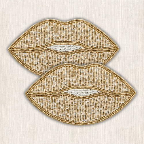 Handgemaakte kiss kralen onderzetter van My Marble