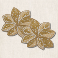 Handgemaakte lotus kralen onderzetter van My Marble
