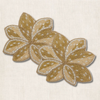Handgemaakte lotus kralen onderzetter van My Marble