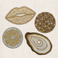 Handgemaakte party kralen onderzetter van My Marble